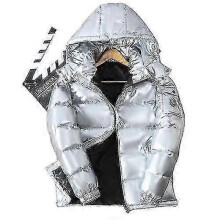 (2XL, white) Winter Men Thick Warm Hooded 90% white Duck Down Jacket Waterproof Short Coat