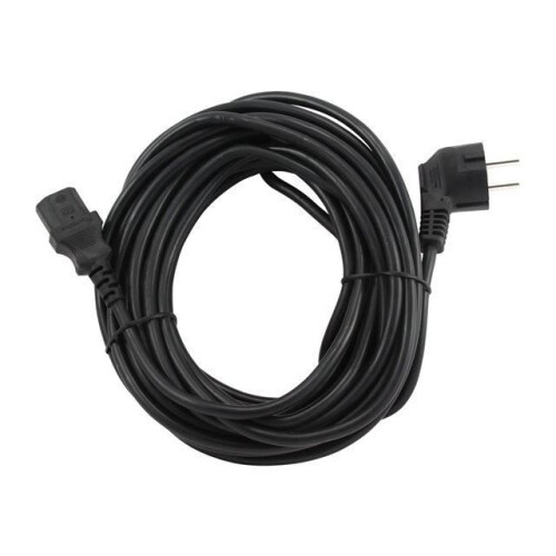 Gembird PC-186-VDE-10M power cable Black CEE7/4 C14 coupler