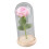 Rose Flower LED Light with Glass Cover Base 7