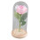 Rose Flower LED Light with Glass Cover Base 9