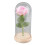 Rose Flower LED Light with Glass Cover Base 3
