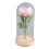 Rose Flower LED Light with Glass Cover Base 4