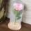 Rose Flower LED Light with Glass Cover Base 13