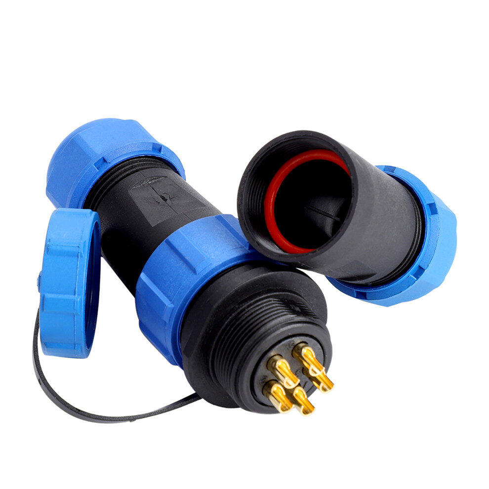 SP21 IP68 5Pin Waterproof Plastic Aviation Plug