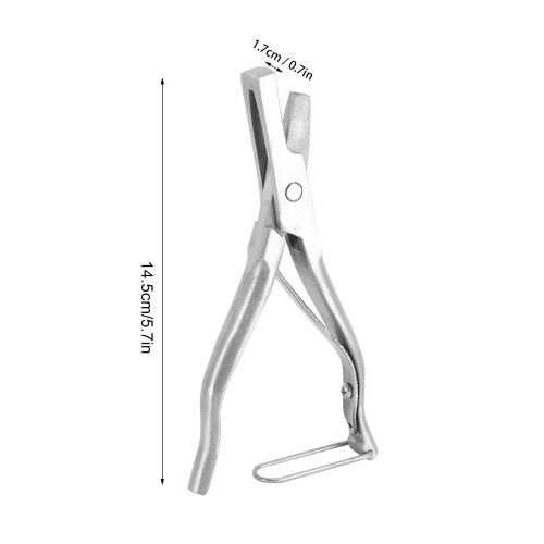 Durable Rustproof Pig Ear Notcher for Farm Animals V Shaped 1