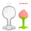 Fruit Shape Teething Stick for Babies, Two-Tone Stereoscopic Design, Includes Storage Box, One Size 5