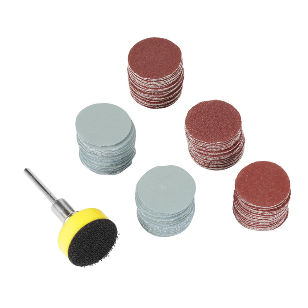 100pcs 25mm Mix Grit Sander Disc Sanding Polishing