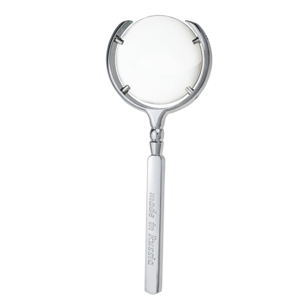 Handheld Magnifying Glass for Seniors, 3X Magnification, Lightweight Design for Observing Insects, Stamps, and Jewelry