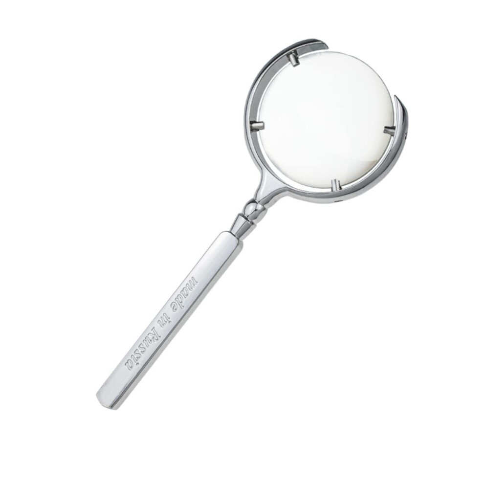 Handheld Glass Magnifier for Seniors Lightweight 3X Lens for Nature Exploration Reading and Scientific Experiments Portable and Shatterproof