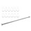 Adjustable Closet Rod with 12 Stainless Steel 5