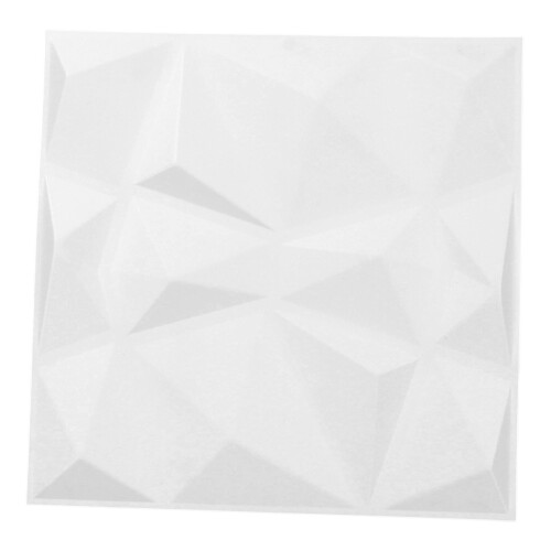 12PCS 3D Wall Panel PVC 19.7 Inch Decorative 3D 1