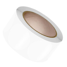 Transparent Round PVC Seal Stickers for Envelopes, Cards, Shipping Boxes, Packaging, 500 Pieces
