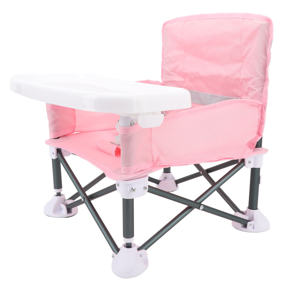 Portable Folding Baby Outdoor Seat Pink 36.5cm Feeding Chair