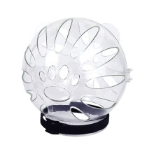 Cat Head Cover for Cats After Surgery - Transparent Wound Protection Helmet for Anti-Licking and Biting, Size M