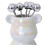 Fruit Fork Storage Jar Cute Animal Shape Ceramic 7
