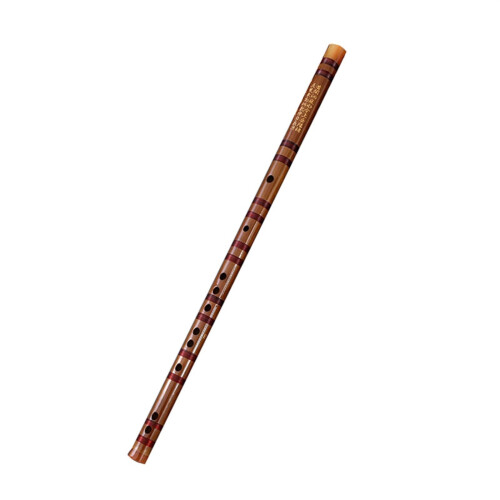 Bamboo Flute Professional Bitter Bamboo Transverse Flute D Key for Beginners Zero-Based Design Lightweight and Durable
