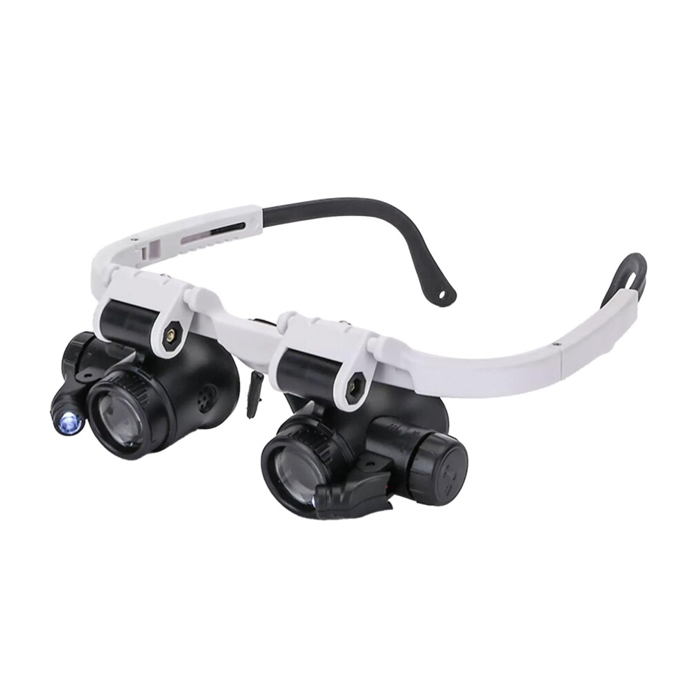Light Magnifying Glasses 8X With Led Weight Handheld Magnifier, Clear Lens For Reading And Hobbies