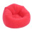 Premium Red Inflatable Flocking Sofa - Lightweight Foldable Versatile 1