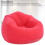 Premium Red Inflatable Flocking Sofa - Lightweight Foldable Versatile 15