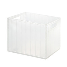 Book Storage Box with Under-Table Pulley, Large Capacity Office Book Organizer, Durable Fabric Basket, Space-Saving Design