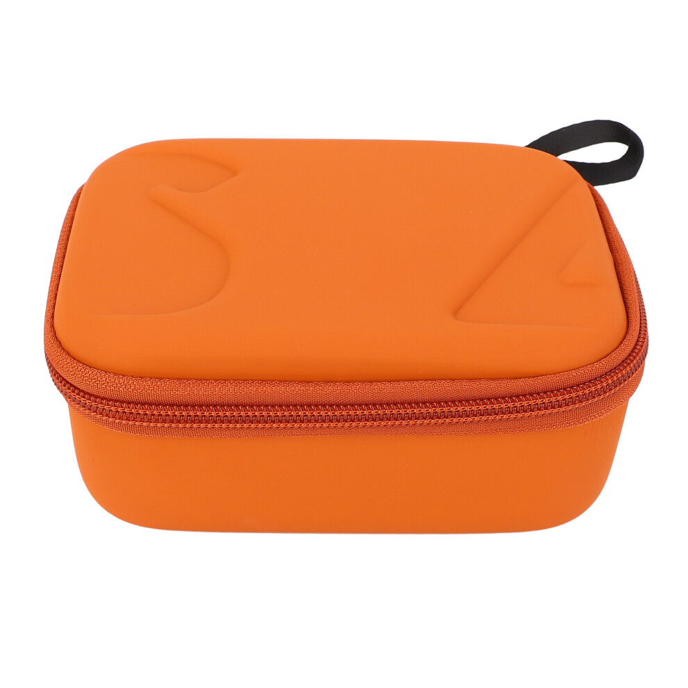 Camera Handbag Hard Shell Water Proof Closure Orange 8320539586045
