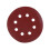 125mm Grinding Pads Red Sanding Discs 8 Hole Grit 2