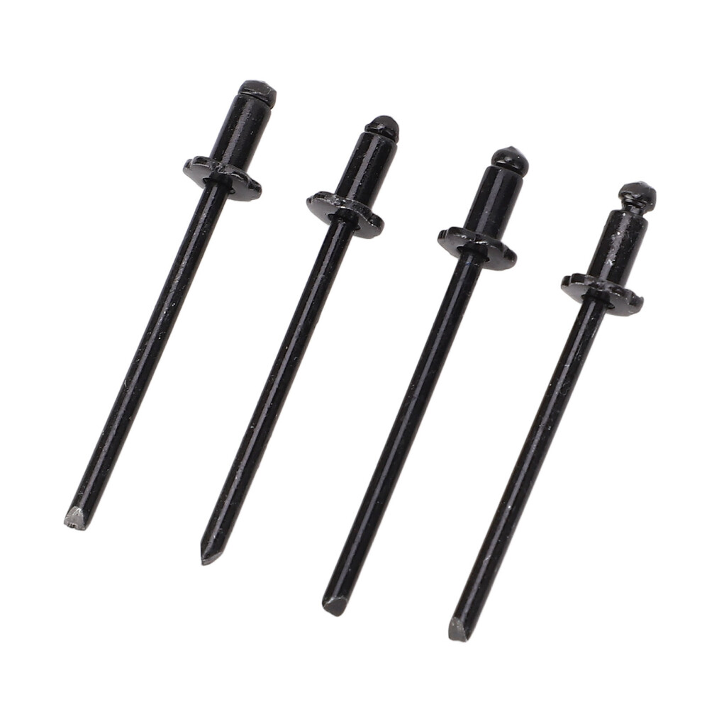 Durable Black Aluminum Rosette Rivets For Amc Vin Door Tag - 4 Pack 9451345849228