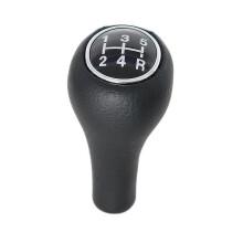 (Leather 5 speed) Car Gear Shift Knob For Ford Focus Mk1 1998 1999 2000 2001 2002 2003 2004 2005 Leather Manual 5 6 Speed Gearstick Accessories