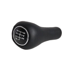 (Leather 6 speed) Car Gear Shift Knob For Ford Focus Mk1 1998 1999 2000 2001 2002 2003 2004 2005 Leather Manual 5 6 Speed Gearstick Accessories