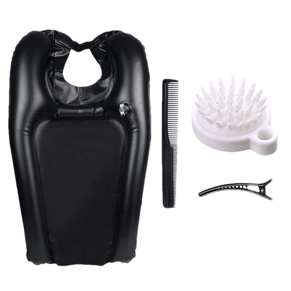 Portable Hair Wash Tub, Inflatable Shampoo Basin for Bedside Use, Lightweight Mobile Hair Wash for Disabled, Easy to Clean