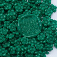 Wachsperlen Versiegeln 150 Stück Siegelwachsperlen Blumenform für Wachssiegelstempel Hochzeitseinladungen Kartenumschläge
