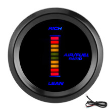 52mm Universale Luft-Kraftstoff-Verhältnis Anzeige mit blauer LED-Anzeige