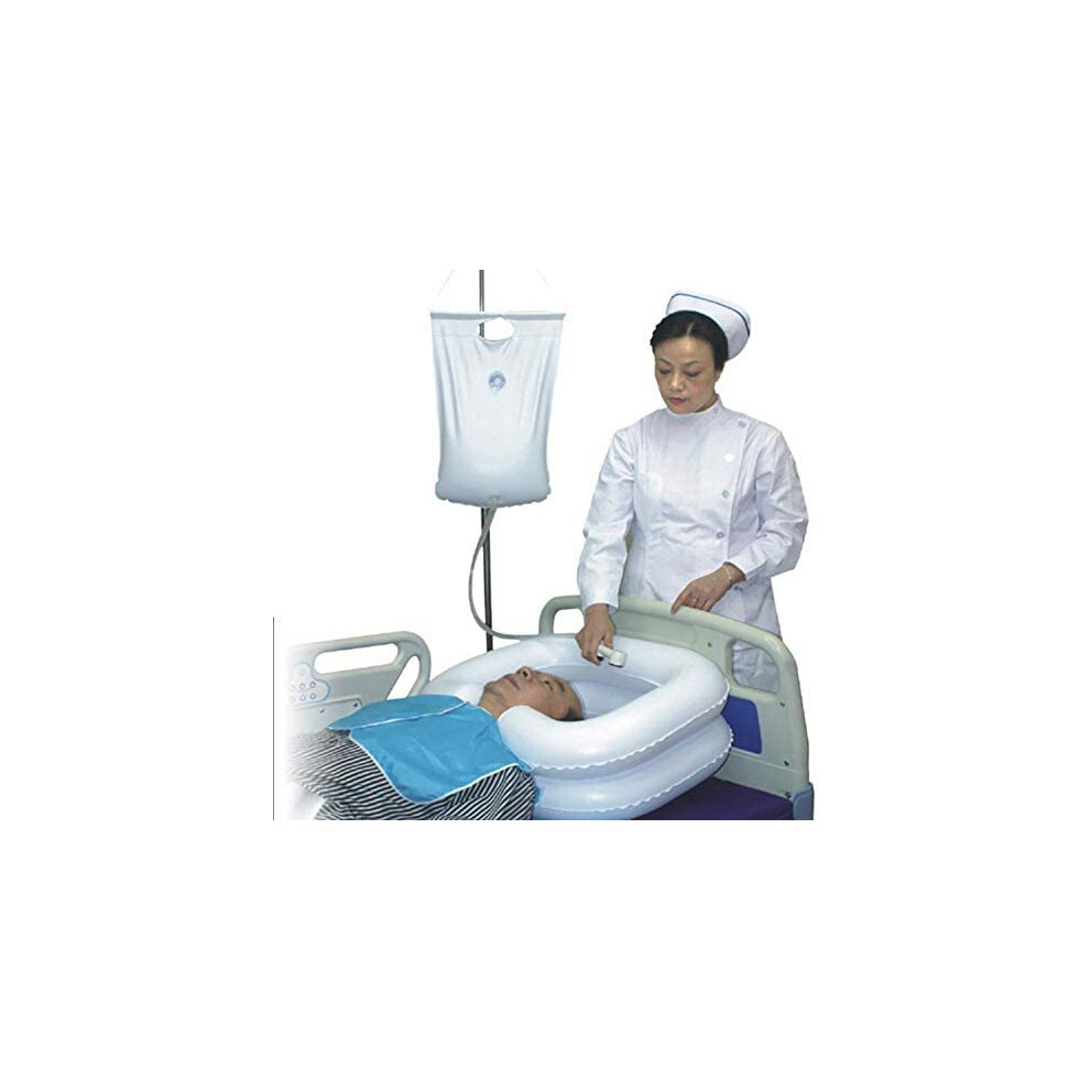 Shampoo Basin Bed for Outdoor Camping - Inflatable Hair Washing Basin for Disabled, Elderly, Bedridden, Pregnant Patients