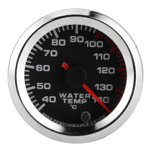 Wassertemperaturanzeige 52mm, 7-Farben-LED, 40-140C für Autos, inklusive Sensor