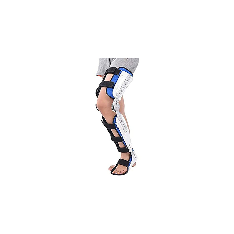 Orthotic Foot Lifter Splint for Adults, Comfortable Ankle Foot Orthosis, Left Leg Fracture Protection, Blue