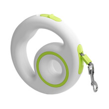 Flexible Dog Training Leash, Retractable Grip Leash for Pets, Non-Slip Ergonomic Design, Shock Absorbing Cat Leash for Night Walks