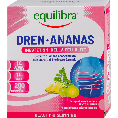 Equilibra Dren Ananas 14pcs Pineapple Detox for Body Balance