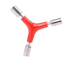 Llave de vaso en forma de Y 3-en-1 8mm 9mm 10mm, metal