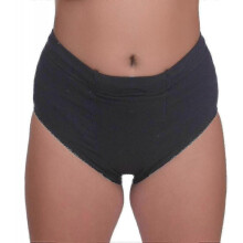 (Kleine, Zwart) Ab-vulvar Varicosity And Prolapse Support Brief With Groin Compression Bands - 521
