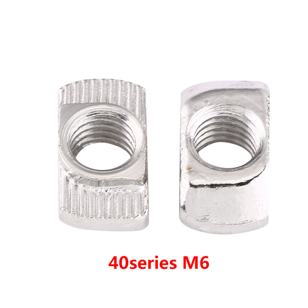 T Slot Hammer Head Nut Nickel Plated Carbon Steel