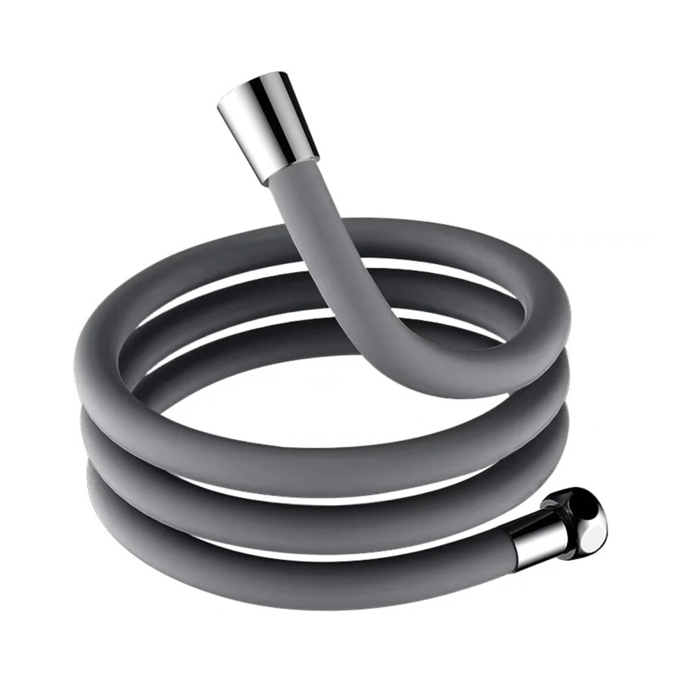 Silikon Flexible Shower Hose 1.5M High Pressure Anti-Kink Extension Black Water Faucet Accessory 6482260239279