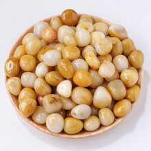 100g Polished Yellow Crystal Stone 1.5-2cm for Aromatherapy, Aquarium Decoration, Natural Gemstone