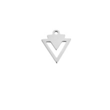 Schmuck 5pcs Geometric DIY Jewelry Set - Stainless Steel Triangle Round Rhombus Earrings Necklace Bracelet for Men and Women