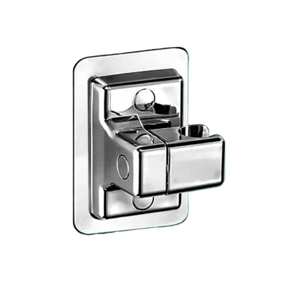 Abs Shower Head Holder Wall Mounted Adjustable Rotatable Bracket Self-Adhesive Silver Bathroom Accessory 6482260241432