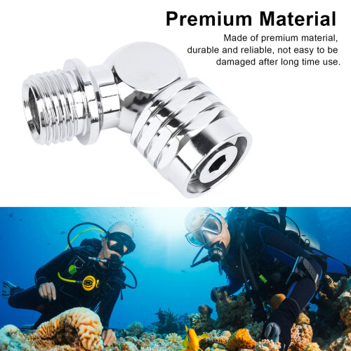 Connecteur du 2e étage du régulateur en acier inoxydable, angle de 110 2