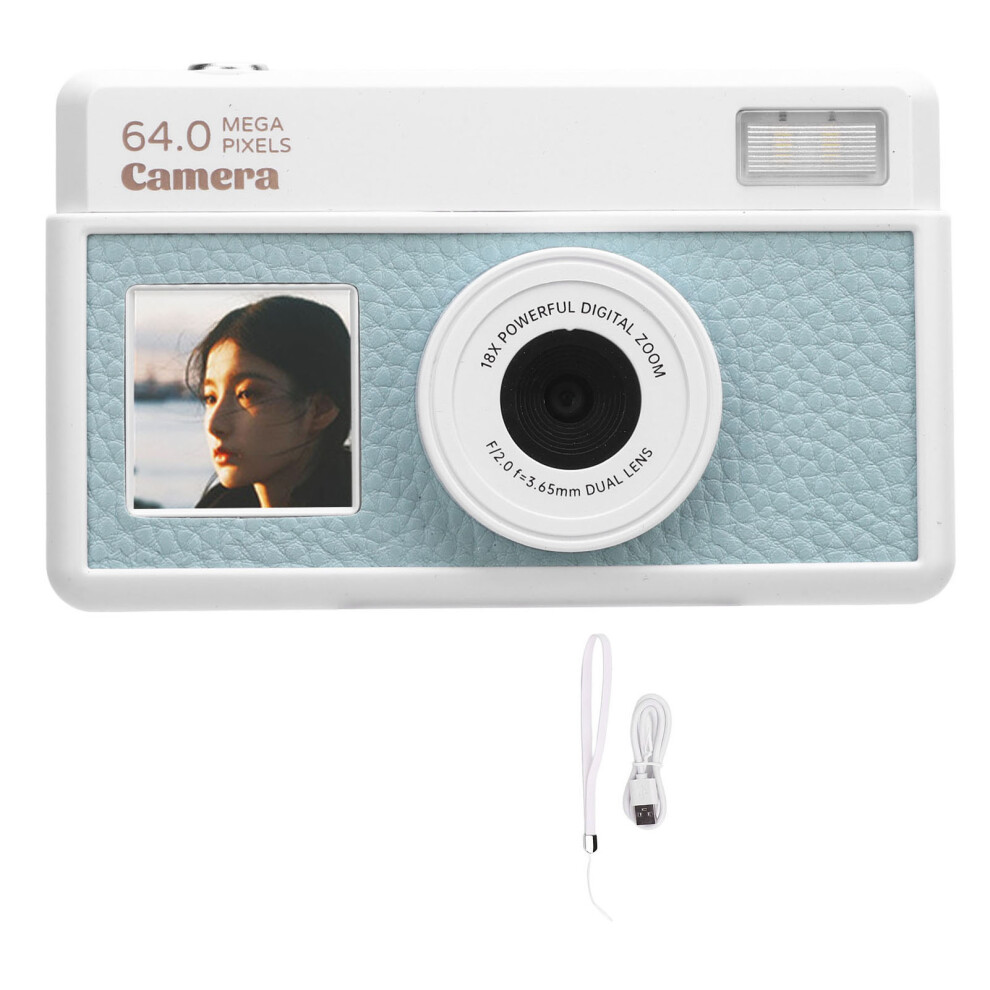 Digital Camera 4K 64Mp 18X Zoom Autofocus 2.8 Inch Light 8320539589916