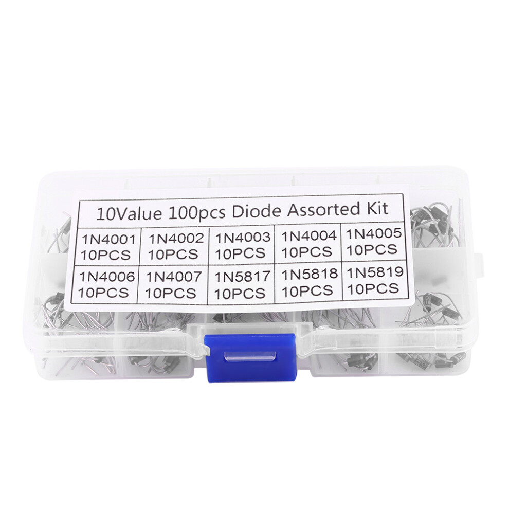 100pcs 10Values Rectifier Diode Assortment