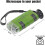 80~120x Portable Microscope for Kids And Beginners, Mini Pocket Microscope with Zekai 5