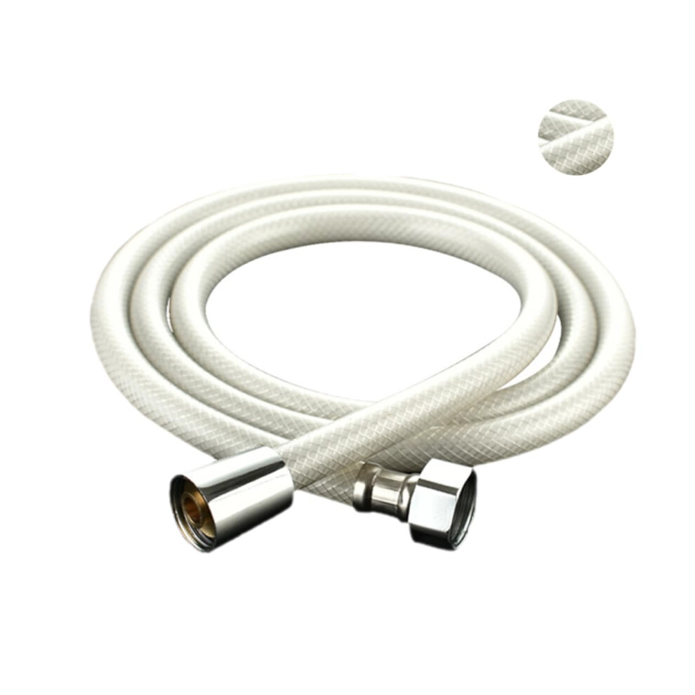 1.5M Pvc Shower Hose Bathroom Connection Pipe Durable Spray Hose Resistant To Kinks And Pressure White 6447073258480