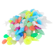 Delicate Aquarium Stones 50 Pieces Compact Decorative Gravel for Fish Tank, Natural Pebbles, Multi-Color Size 1-2 cm